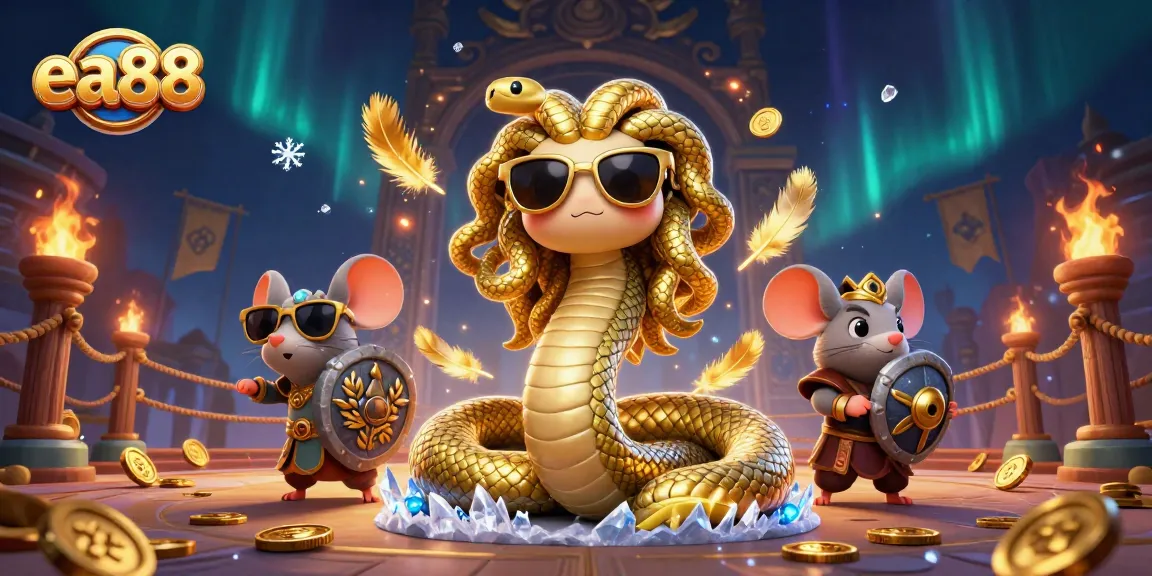 Experience thrilling gaming at ea88 with captivating characters and vibrant casino elements.