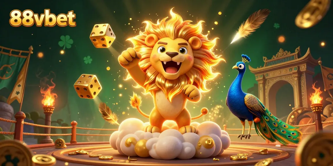 Explore thrilling games and jackpots at 88vbet with vibrant golden visuals and dynamic casino action.
