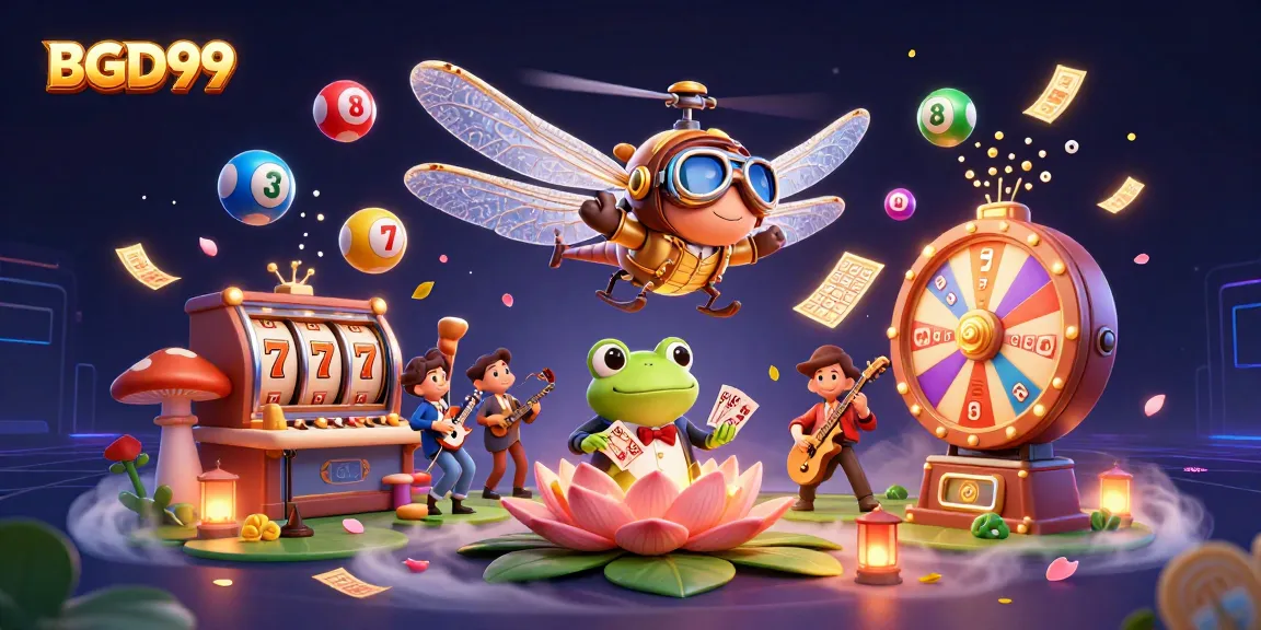 Experience BGD99's vibrant casino atmosphere with engaging characters and dynamic gaming elements.
